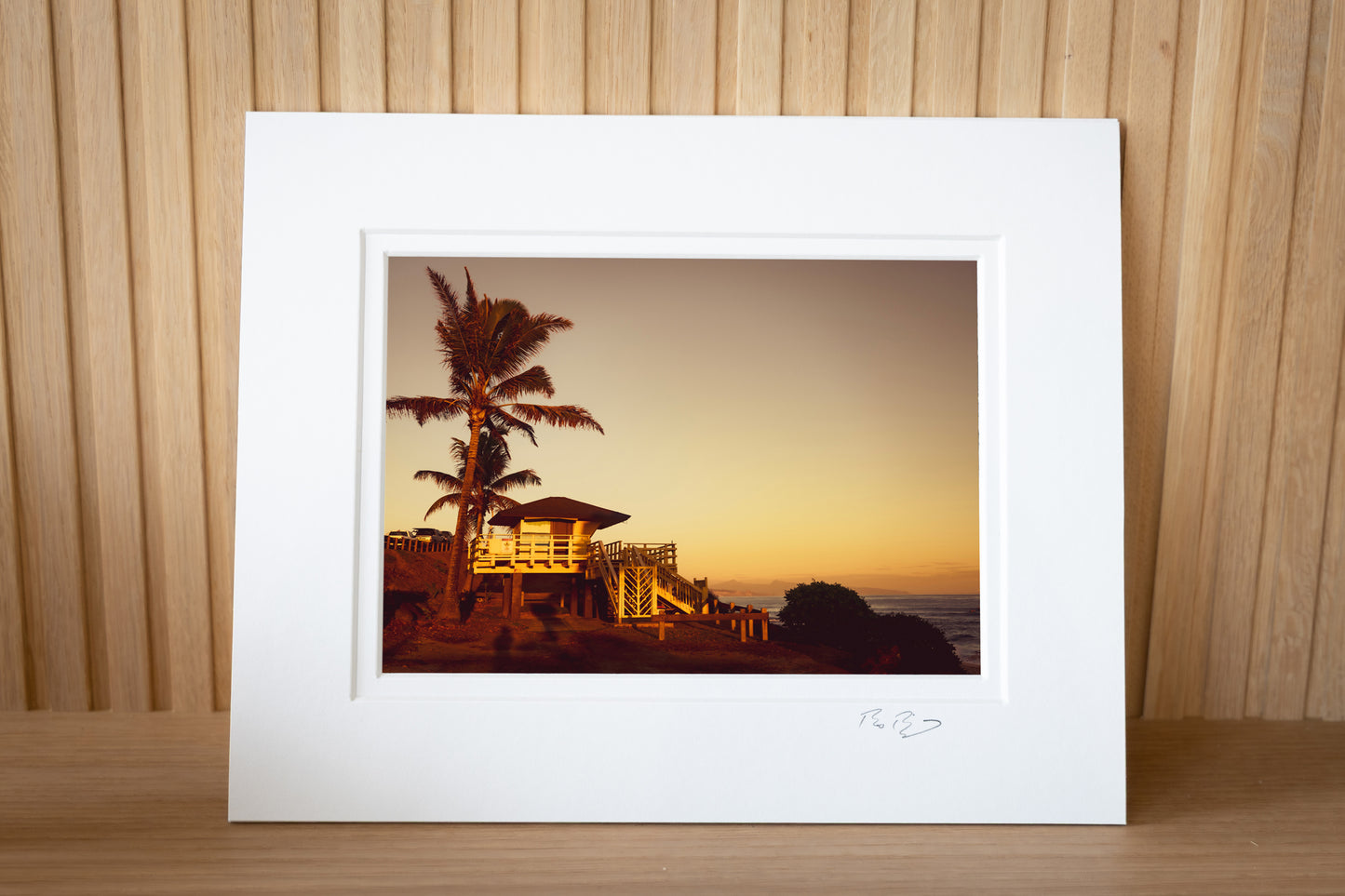 Hookipa - Matted Print - Maui Lifeguard Tower Photos