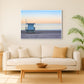 Horizon Line - Pastel Beach Lifeguard Tower Photos
