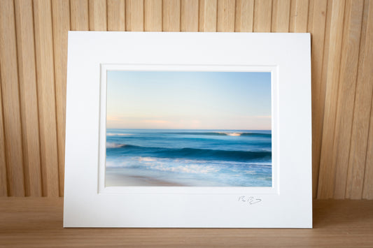 Ke Kai - Matted Print - Abstract Maui Ocean Photos