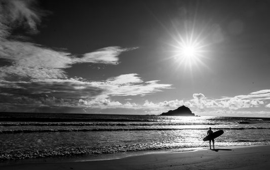 Lone Rider - Maui Surfer Photos