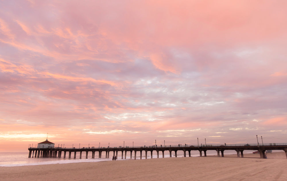 Softly Setting - Manhattan Beach Pier Photos