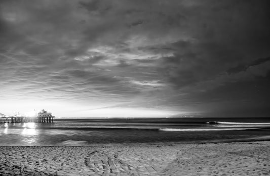 Malibu Midnight Rider - Photos of Malibu Surf at Night
