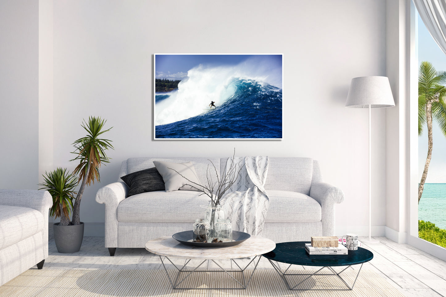 Off The Coast - Maui Hawaii Surfer Wave Photos