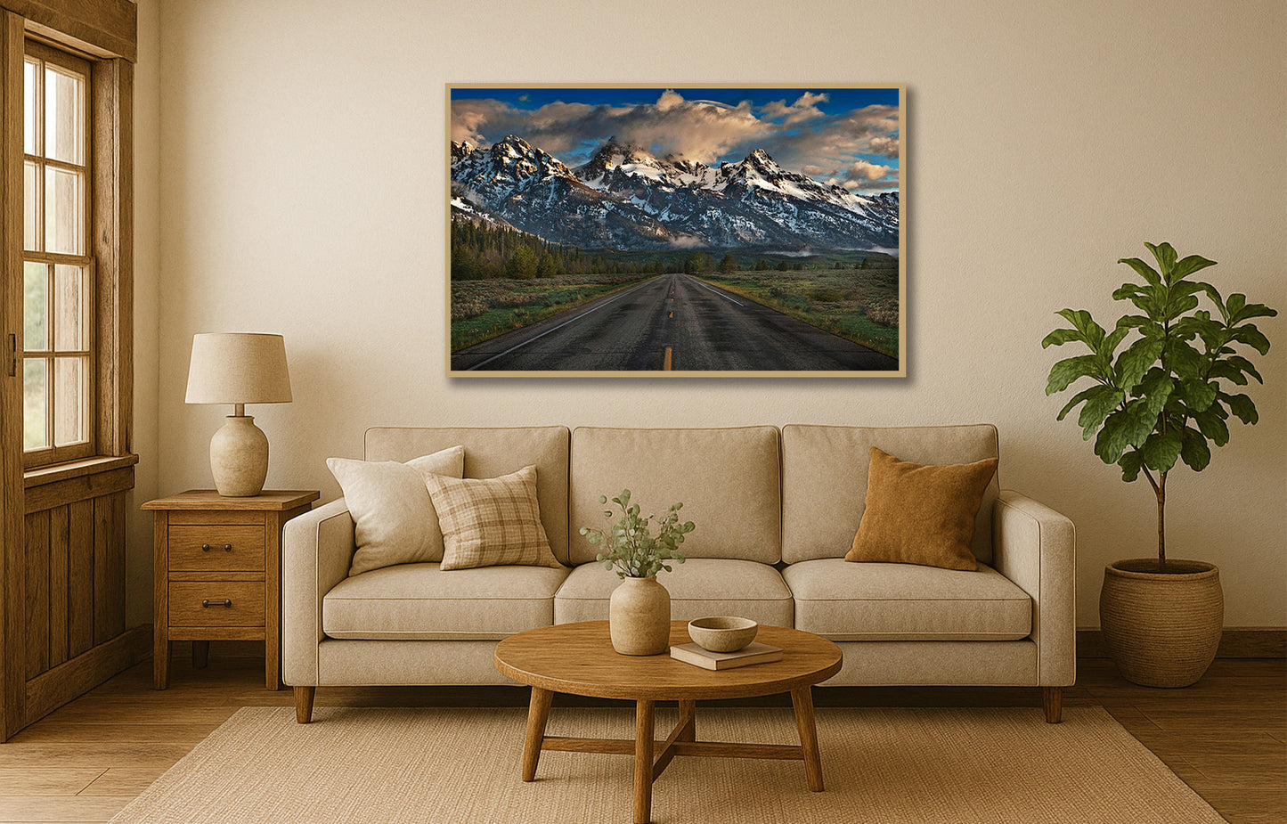 On The Road - Beautiful Jackson Hole Wyoming Landscape Photos