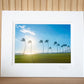 Palm Trees - Matted Print - Maui Palm Tree Photos