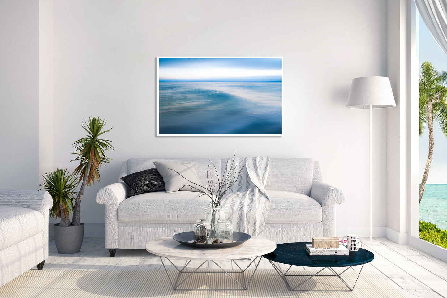 Rolling Wave - Pastel Painterly Ocean Wave Photos