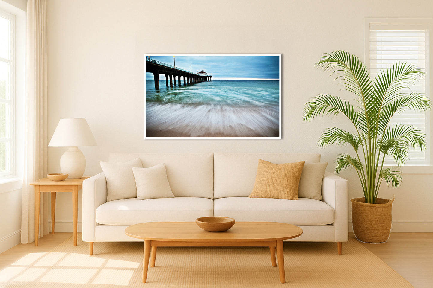 Rush Hour - Manhattan Beach Pier Blur Wave Photos