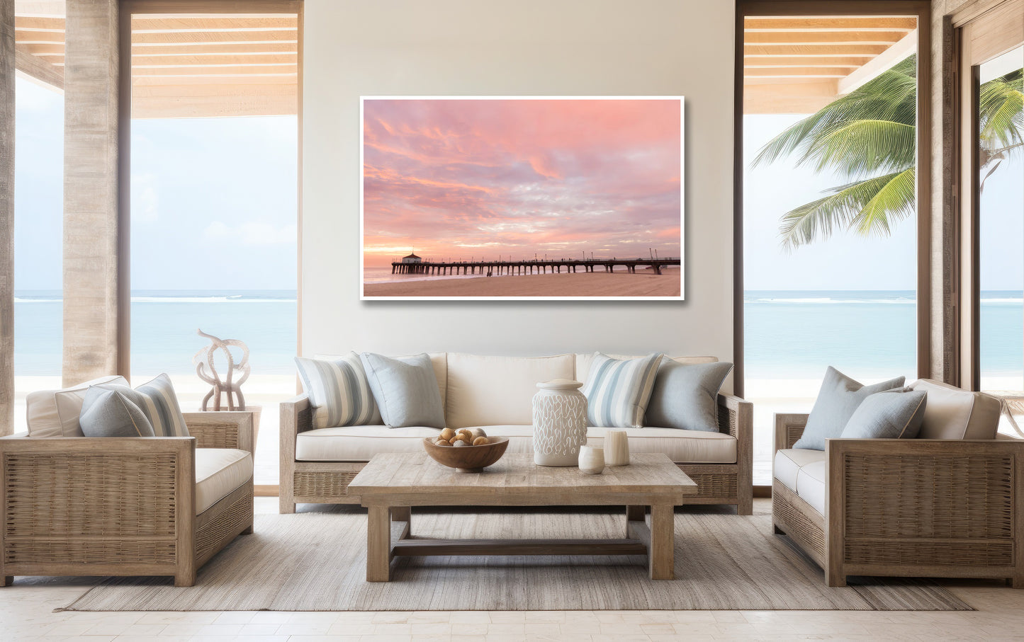 Softly Setting - Manhattan Beach Pier Photos