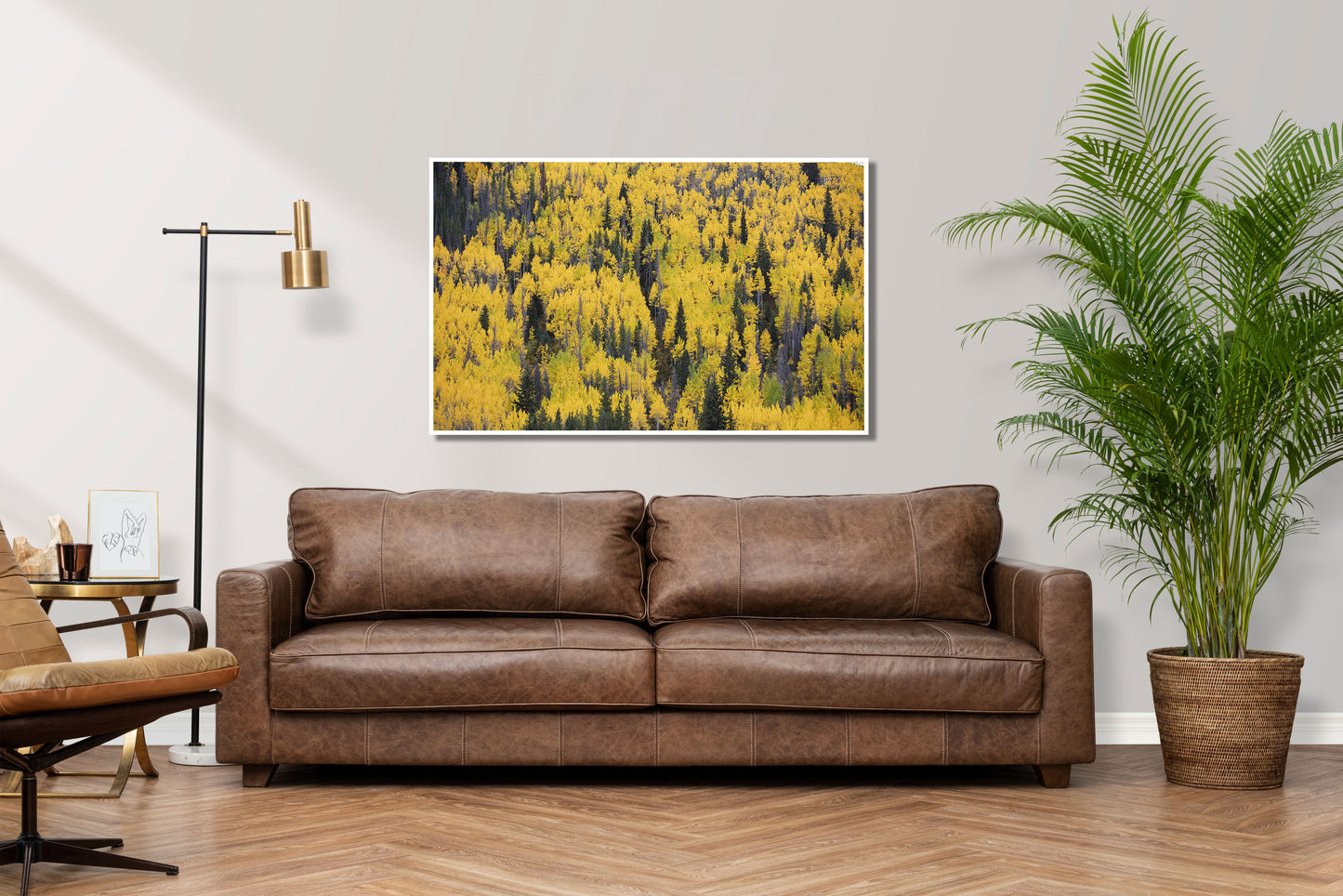 Stay Gold - Vail Autumn Trees Aerial Photos