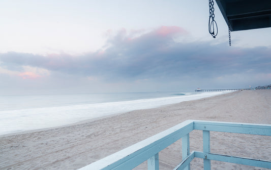 Storm Watch - Manhattan Beach Lifeguard Tower Photos