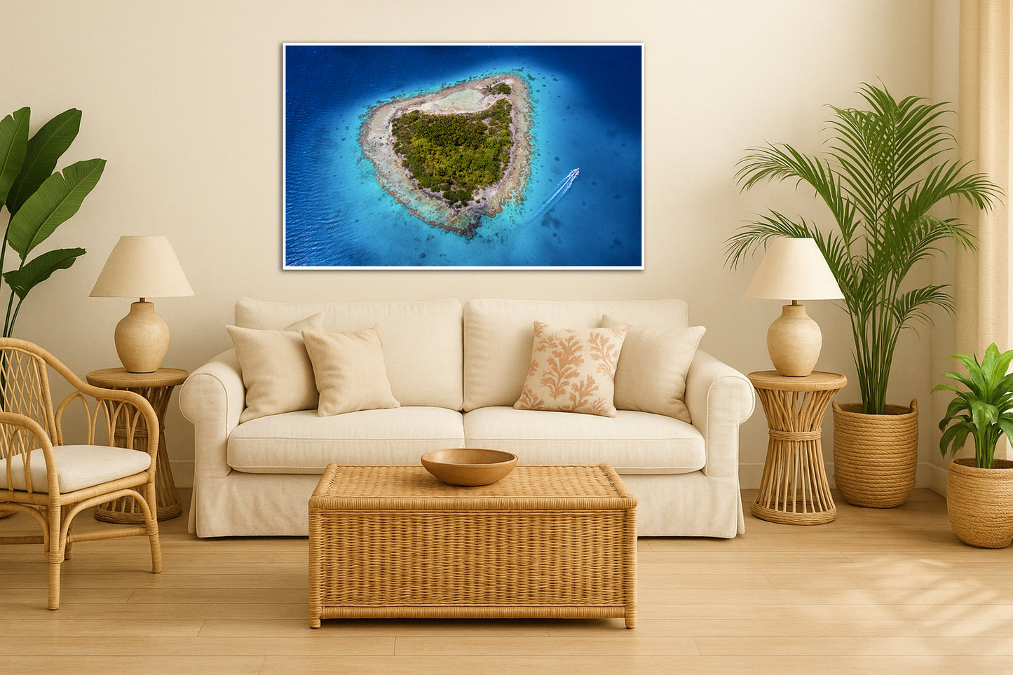Temptation Island - Tahiti Island Aerial Photos