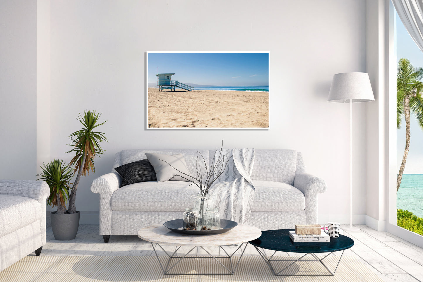 Unwatched Unridden - Lifeguard Tower Beach Midday Photos