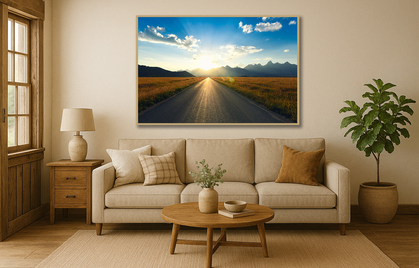 Where The Road Leads - Wyoming Road Landscape Photos