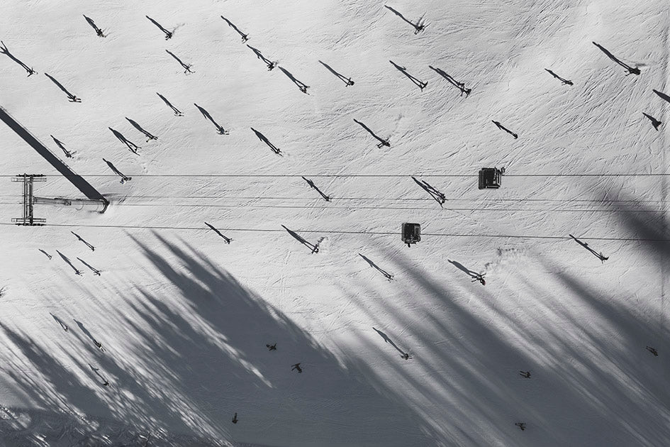 Aerial Skiing Photos