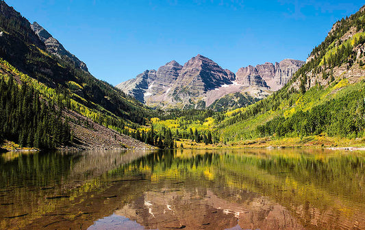 Aspen Mountain River Valley Photos