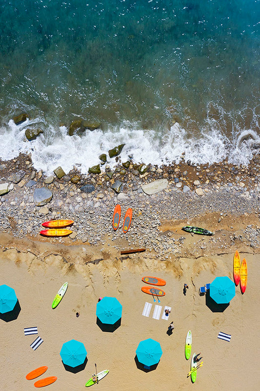Beach Umbrella Aerial Photos