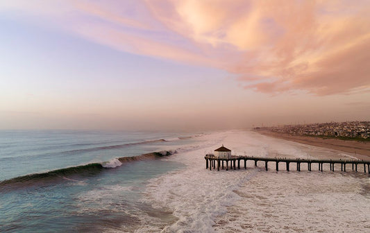 It's Time - Manhattan Beach Pier Ariel Photos