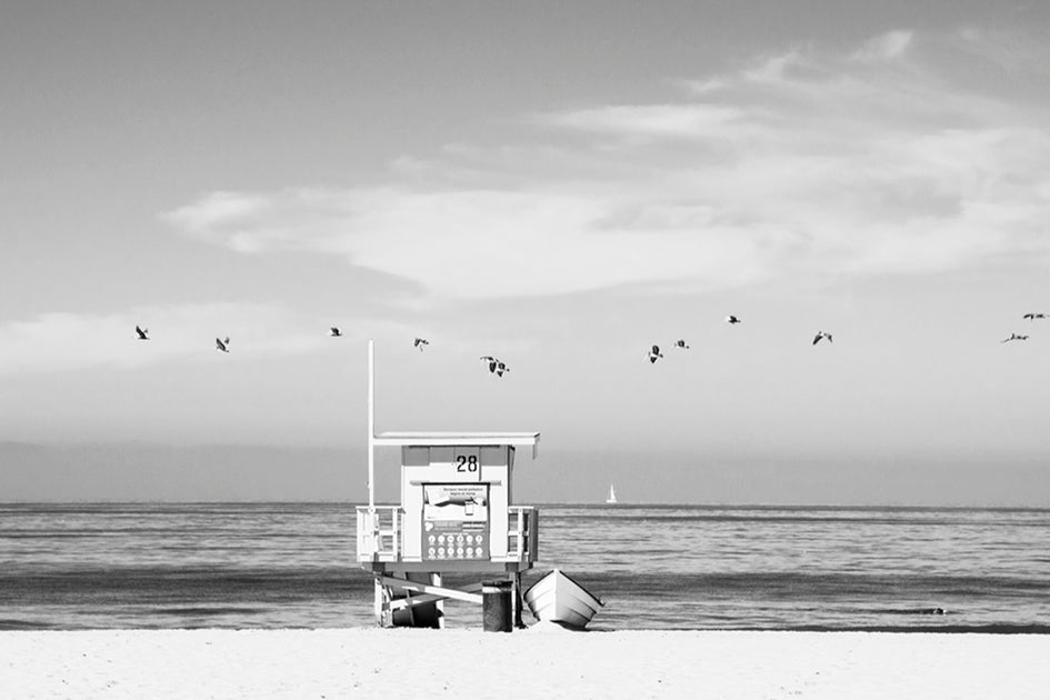 A Sailor And A Swimmer - Lifeguard Tower Photo