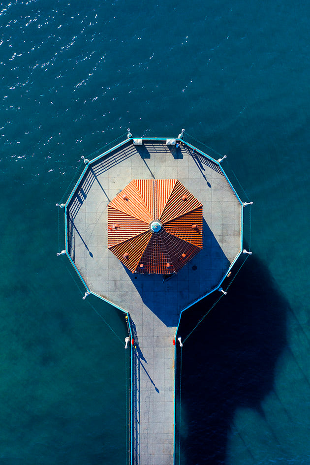 Manhattan Beach Aerial Pier Photo 2