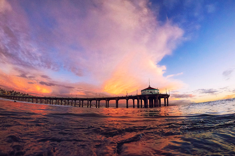 Manhattan Beach Pier Photo After Storm