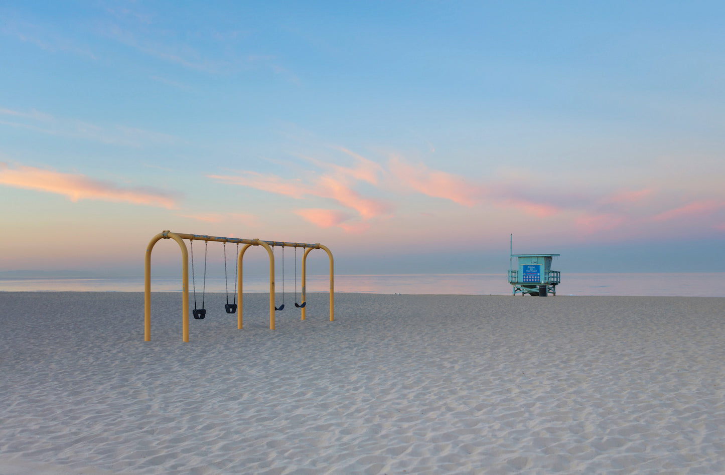 Never Growing Up - Hermosa Beach Pastel Photo