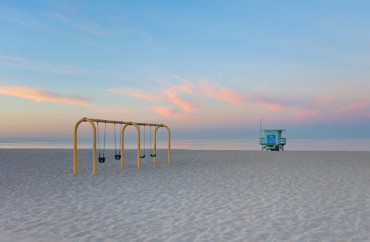 Never Growing Up - Hermosa Beach Pastel Photo