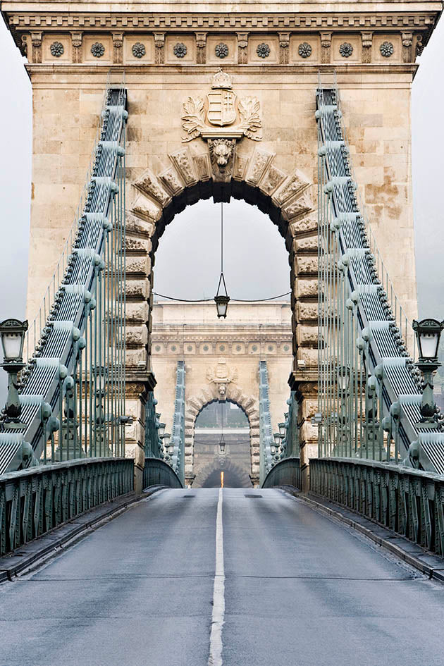 Budapest Hungary Chain Bridge Photos