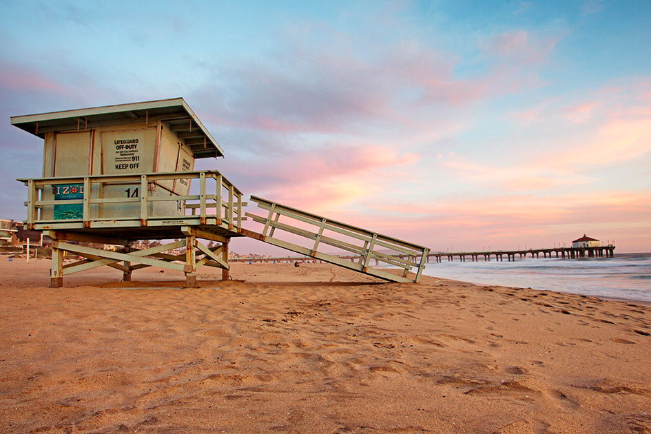 California Beach Tower Photos