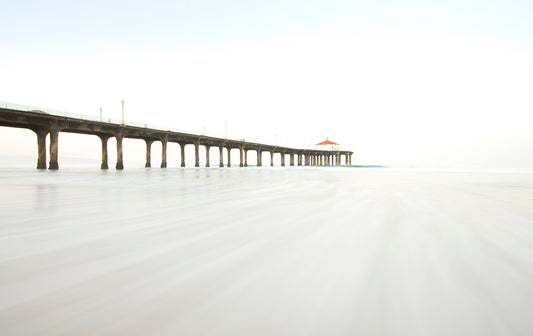 California Beach White Pier  Photos