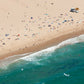 Hermosa Beach Aerial Sunbathers Photos