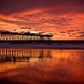 Hermosa Beach Red Sky Photos