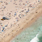 Hermosa Beach Sunbathers Aerial Photos