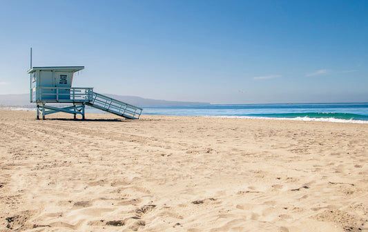 Lifeguard Tower Beach Midday Photos