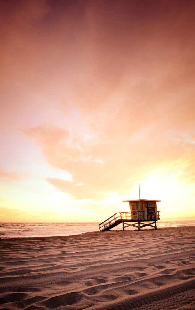 Lifeguard Tower Beach Sunset Photos