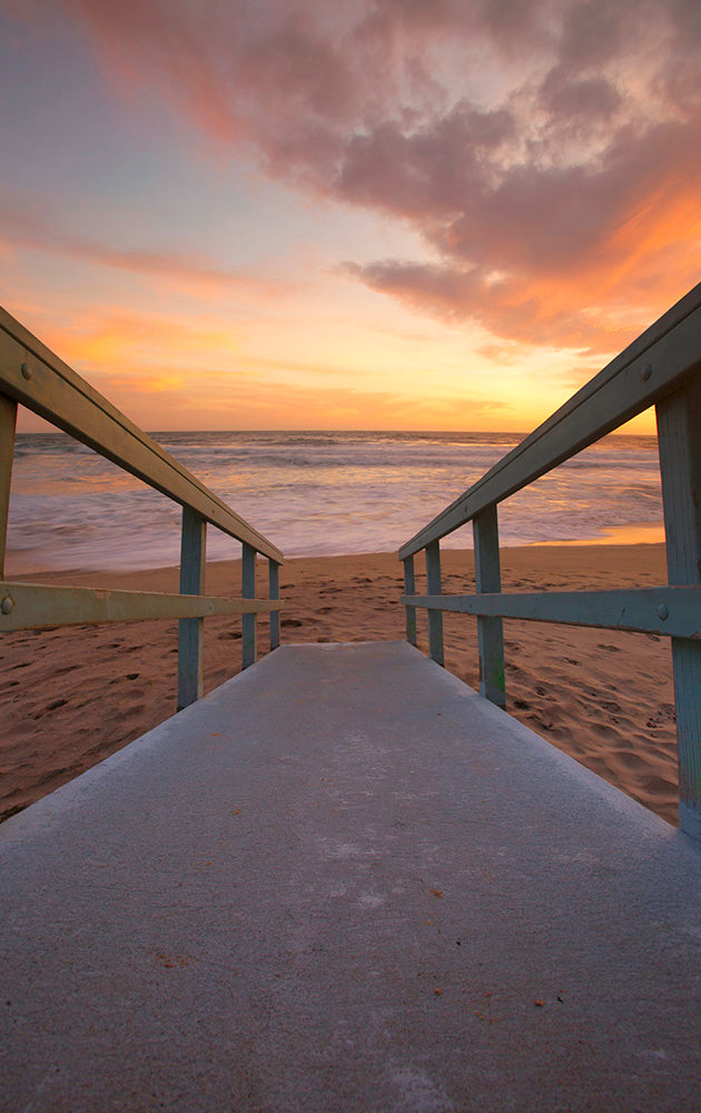 Lifeguard Tower Entrance Sunset Photos