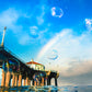 Manhattan Beach Pier Bubbles Photos