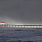 Manhattan Beach Pier Storm Photos