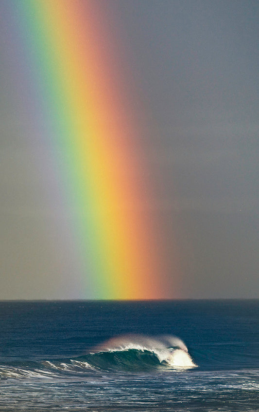 Manhattan Beach Waves and Rainbow Photos