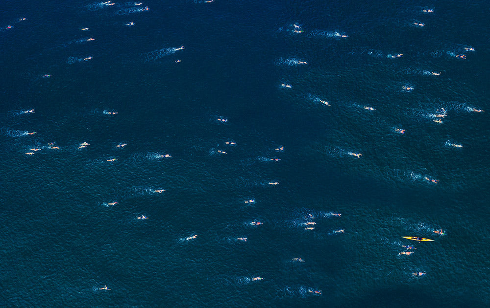 Pacific Ocean Aerial Swimmers Kayakers Photos