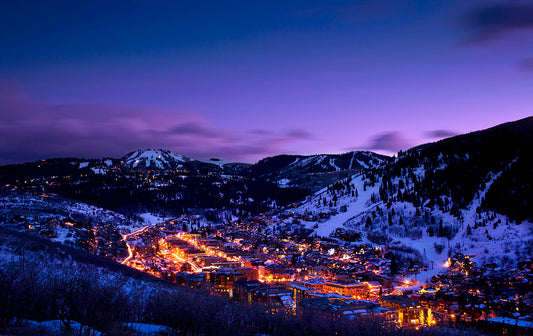 Park CIty Utah NIght Lights Photos