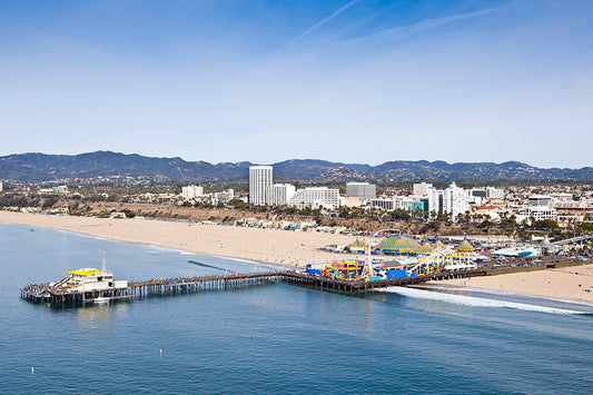 Santa Monica Pier Aerial Photos