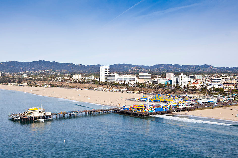 Santa Monica Pier Aerial Photos