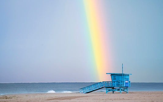 South Bay Beach Rainbow Photos