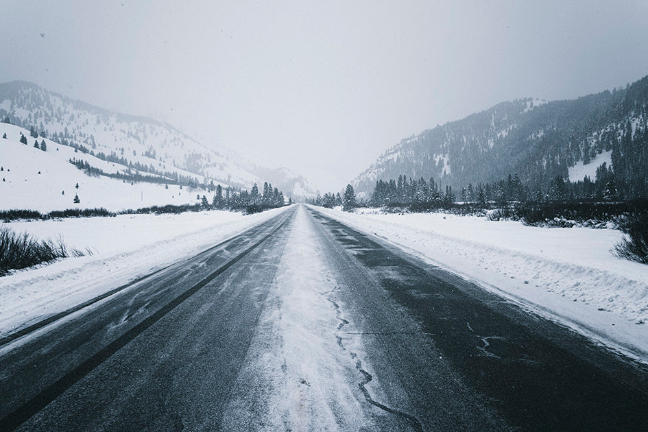 Sun Valley Snowy Highway Photos