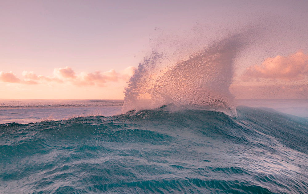 Tahiti Ocean Wave Spray Photos