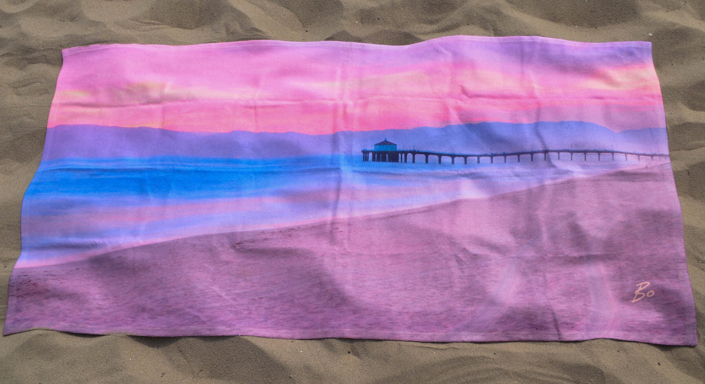 Impossible Tracks Beach Towel
