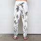 Can I Kick It Palm Print Black White Joggers