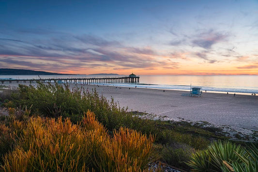 Cool For The Fall - Manhattan Beach Pier Dusk Photos