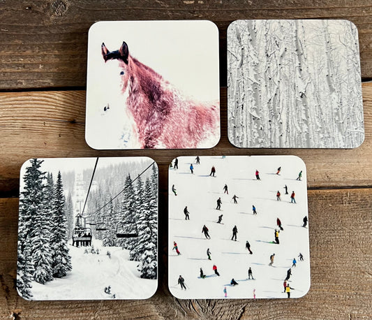 Fresh Powder Coasters