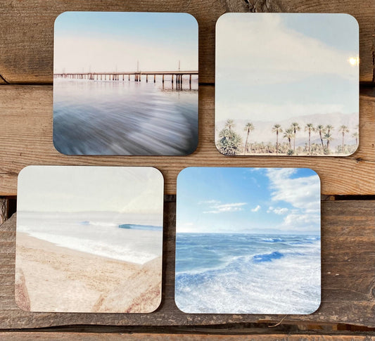 Light Wash Denim Coasters